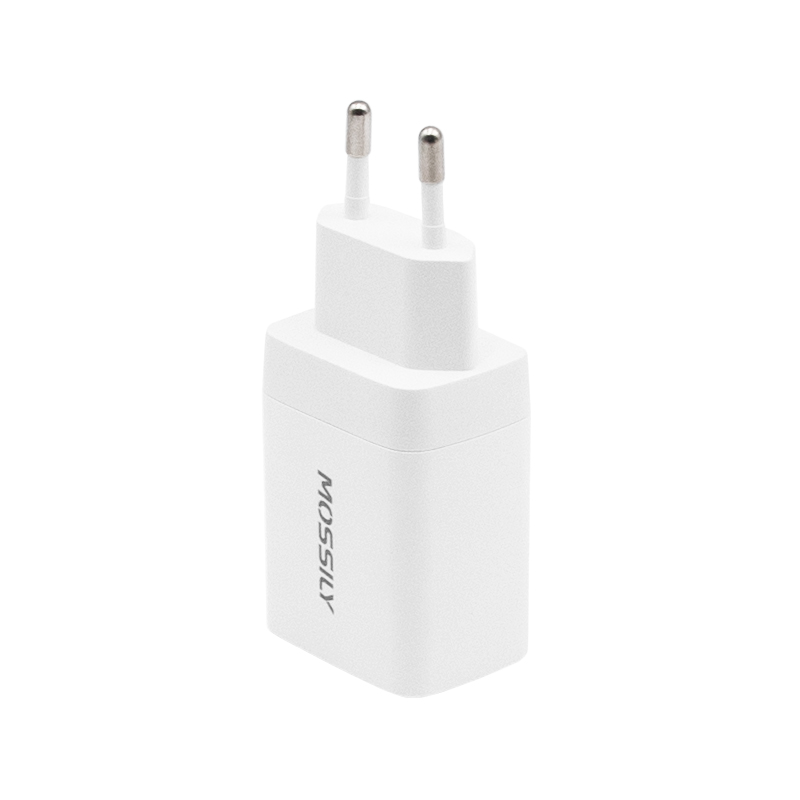 Punjac MOSSILY JT-G45P USB-A + Type-C 45W PD + QC 3.0 beli