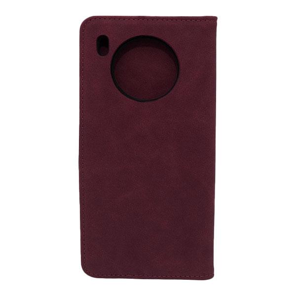 Futrola LEATHER RETRO FLIP za Huawei Honor 50 Lite bordo
