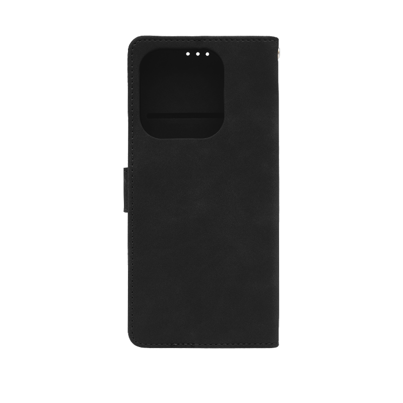 Futrola LEATHER LUX FLIP za Xiaomi Redmi Note 14 crna