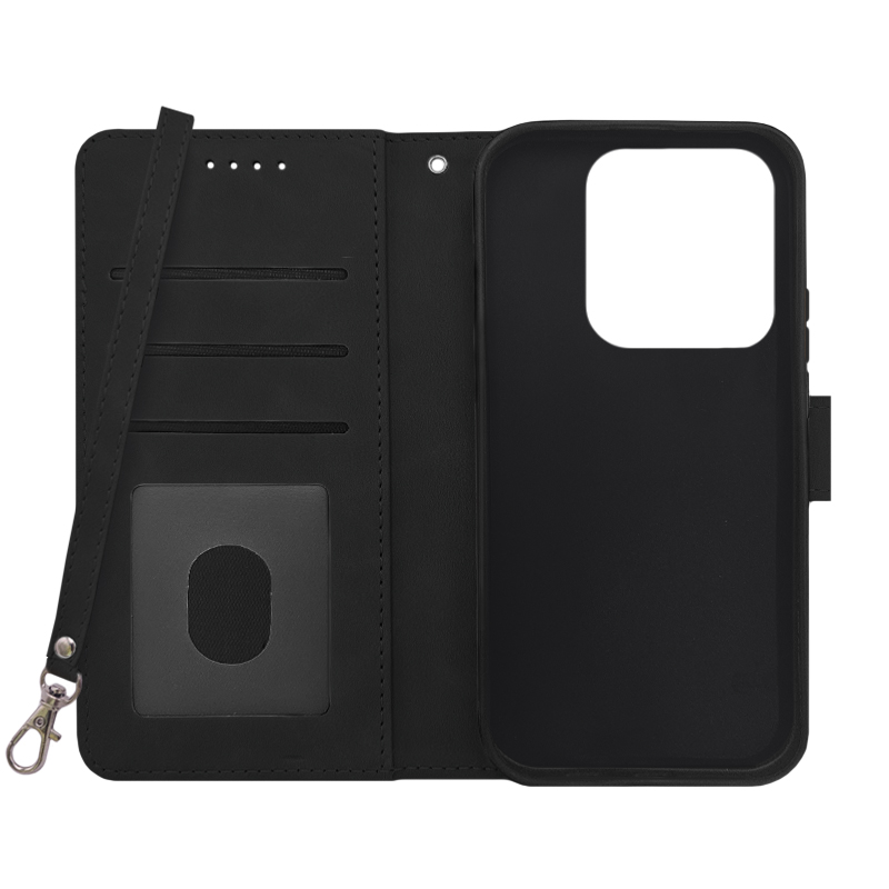Futrola LEATHER LUX FLIP za Xiaomi 14 crna