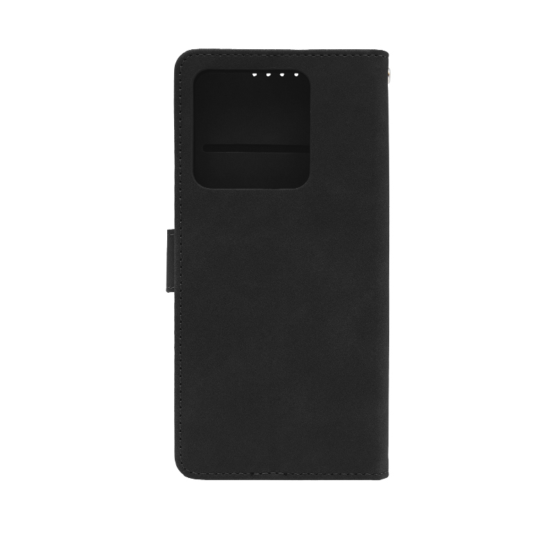 Futrola LEATHER LUX FLIP za Xiaomi Redmi 14T crna
