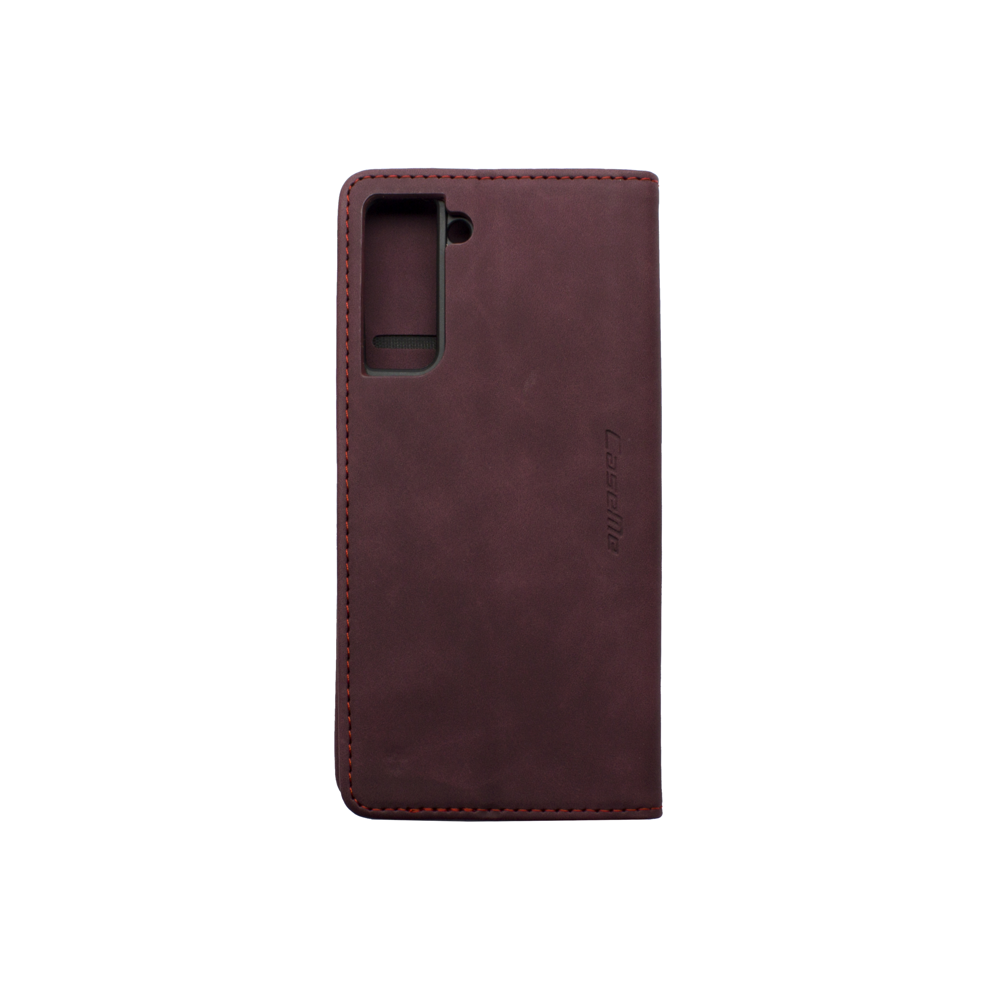 Futrola LEATHER RETRO FLIP za Samsung S21 FE/G990B bordo