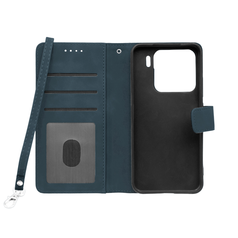 Futrola LEATHER LUX FLIP za Xiaomi 15 plava