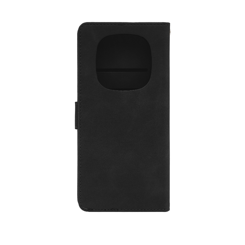 Futrola LEATHER LUX FLIP za Xiaomi Redmi Note 14 Pro crna