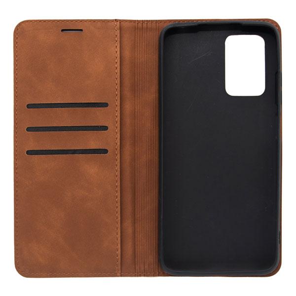 Futrola LEATHER RETRO FLIP za Xiaomi Redmi 10 2022 tamno braon