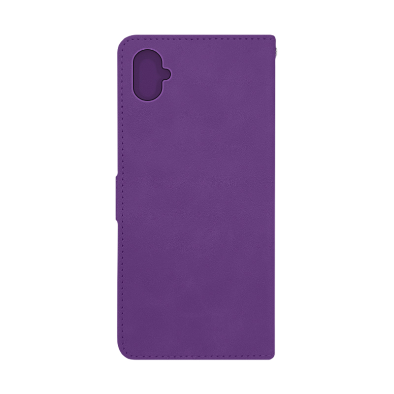 Futrola LEATHER LUX FLIP za Samsung A05 ljubicasta