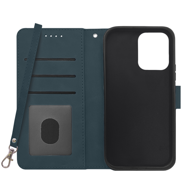 Futrola LEATHER LUX FLIP za Xiaomi Redmi 13C teget