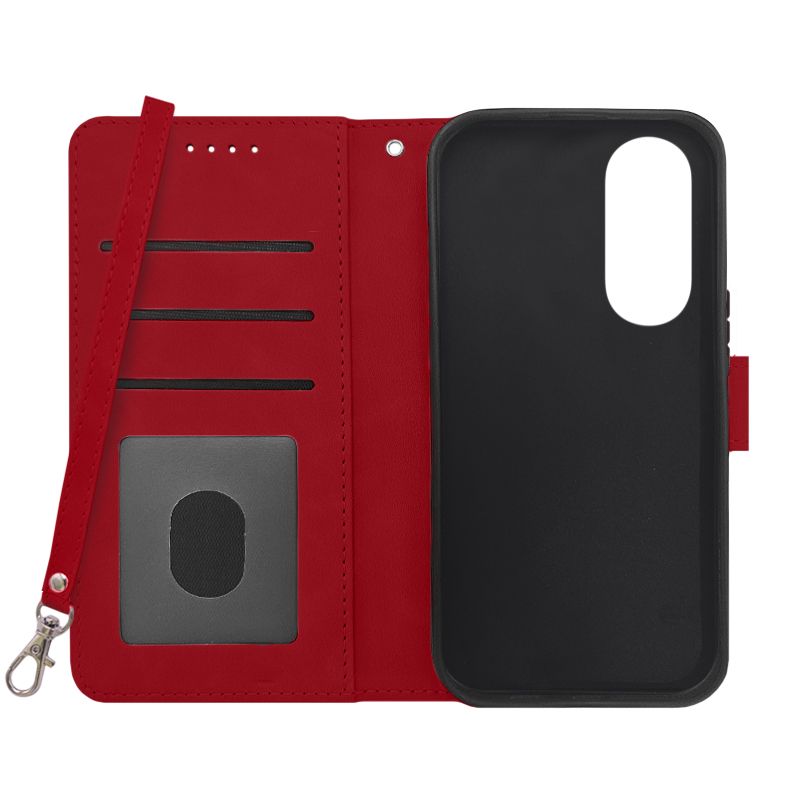 Futrola LEATHER LUX FLIP za Huawei Honor 90 crvena