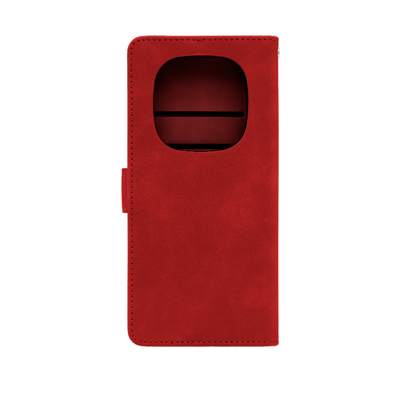 Futrola LEATHER LUX FLIP za Xiaomi Redmi Note 14 Pro Plus 5G crvena