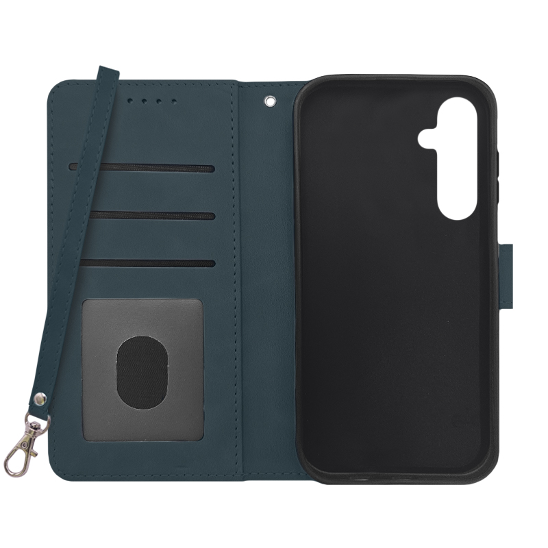 Futrola LEATHER LUX FLIP za Samsung A05S  teget