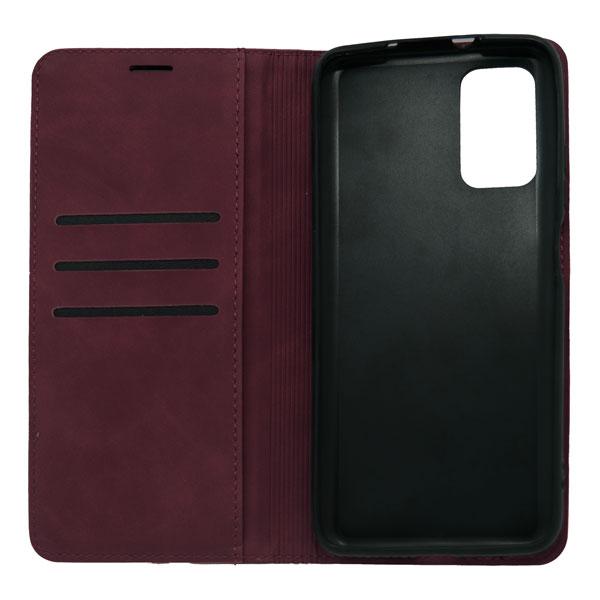 Futrola LEATHER RETRO FLIP za Xiaomi Redmi 9T 2021 bordo