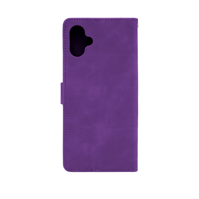 Futrola LEATHER LUX FLIP za Samsung A06 ljubicasta