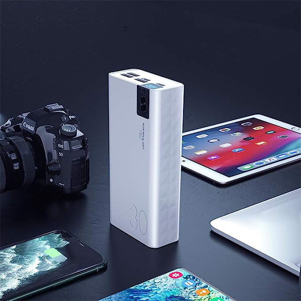 Power Bank KONFULON A19 30000 mAh Triple USB 2.4A bela