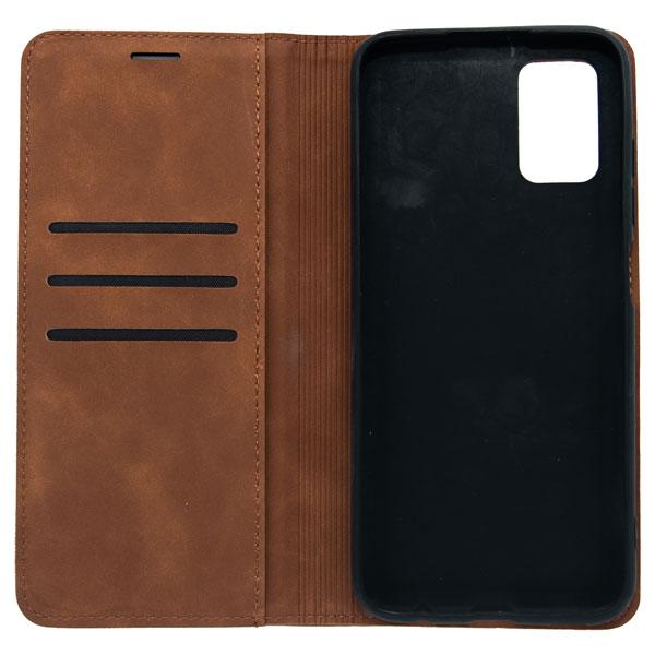 Futrola LEATHER RETRO FLIP za Samsung A03S tamno braon