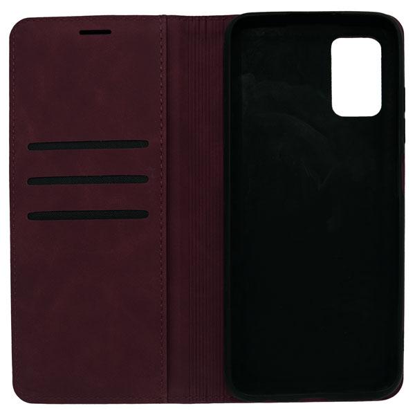 Futrola LEATHER RETRO FLIP za Samsung A04E bordo
