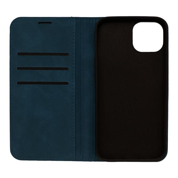 Futrola LEATHER RETRO FLIP za Iphone 13 plava