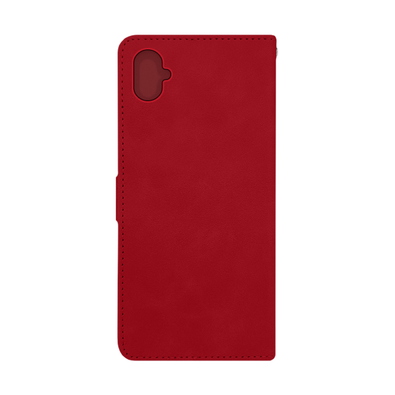 Futrola LEATHER LUX FLIP za Samsung A05 crvena