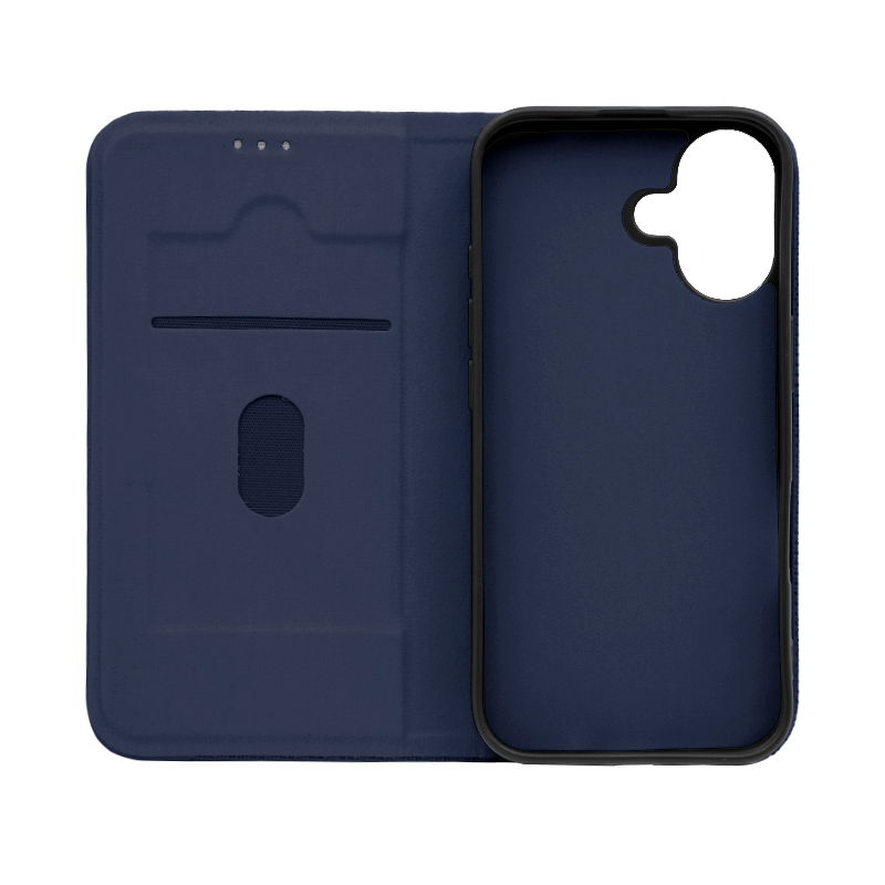 Futrola LUX MESH FLIP za Iphone 16 tamno plava
