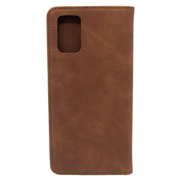 Futrola LEATHER RETRO FLIP za Samsung A03S tamno braon