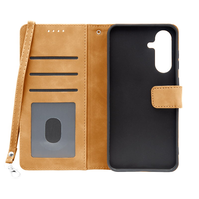 Futrola LEATHER LUX FLIP za Samsung A56 bez