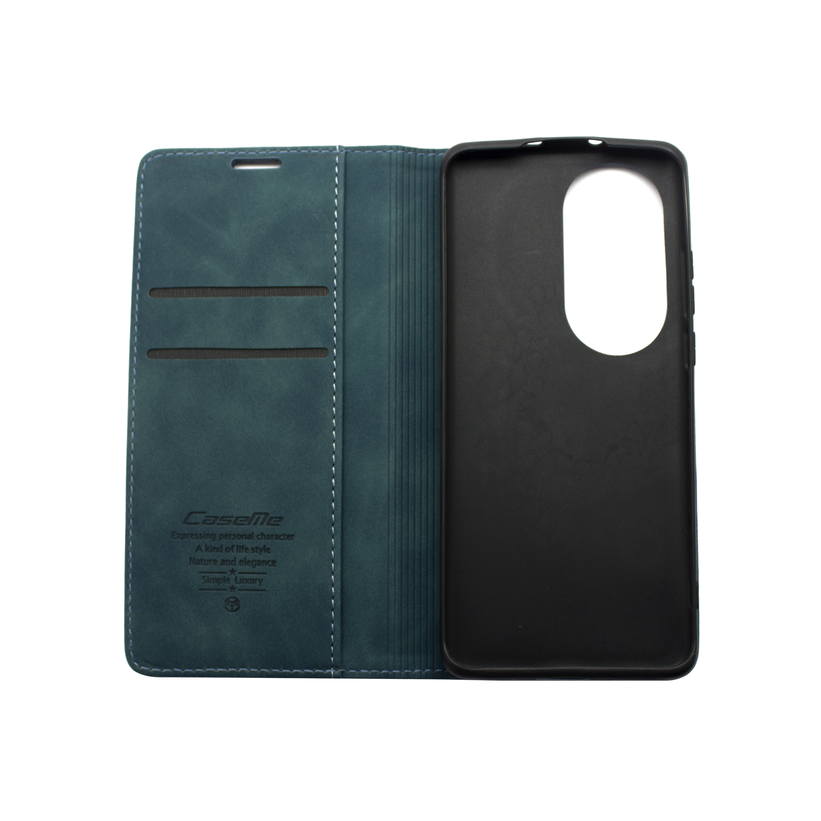 Futrola LEATHER RETRO FLIP za Huawei P50 Pro plava