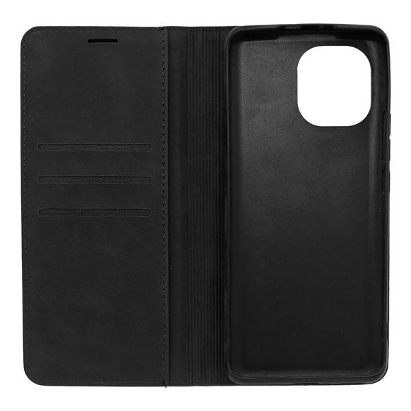 Futrola LEATHER RETRO FLIP za Xiaomi Mi 11 crna