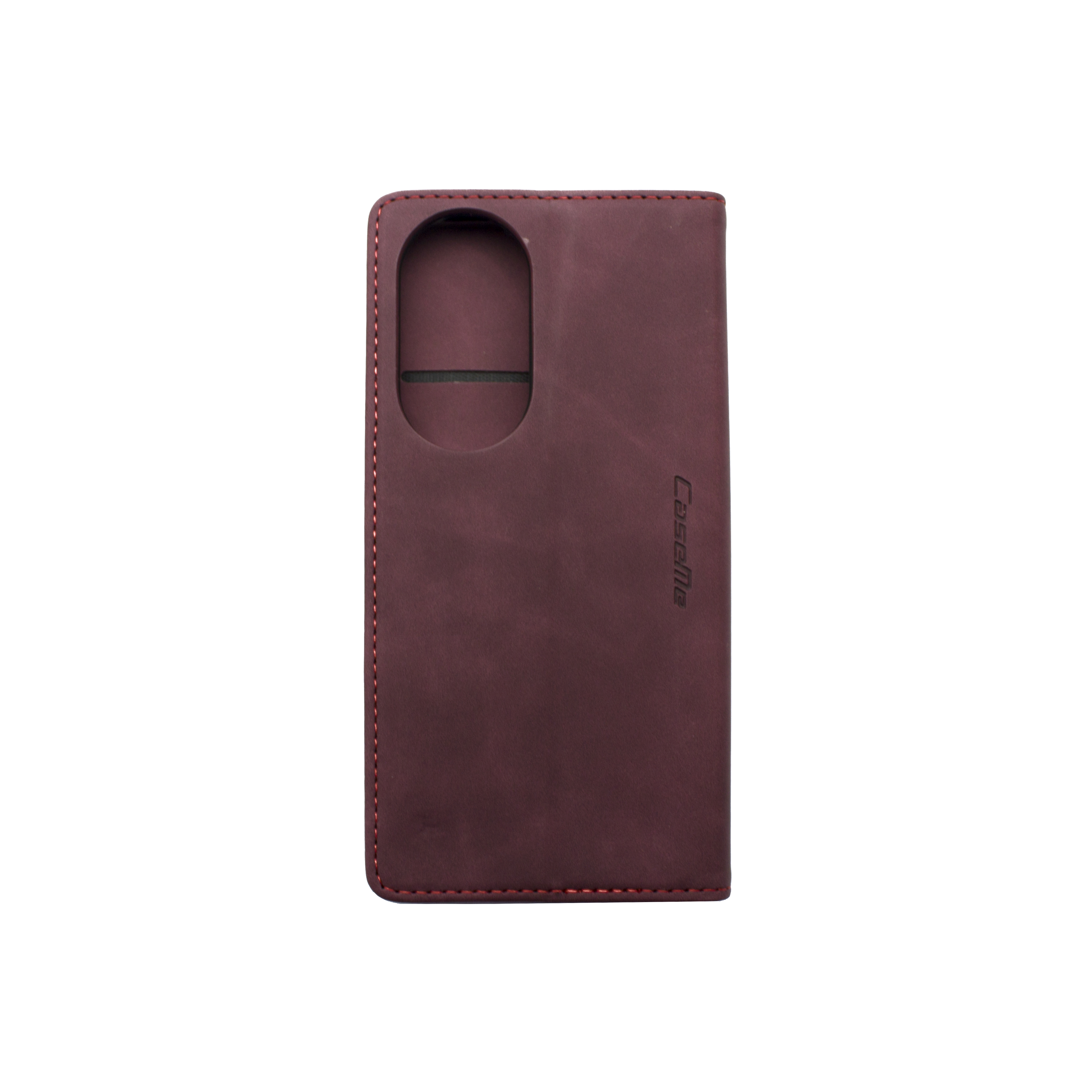 Futrola LEATHER RETRO FLIP za Huawei P50 bordo