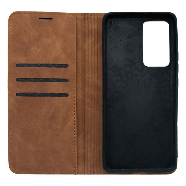 Futrola LEATHER RETRO FLIP za Xiaomi Mi 12 Pro tamno braon