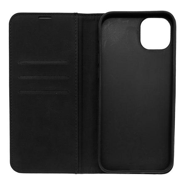 Futrola LEATHER RETRO FLIP za Iphone 14 Plus crna