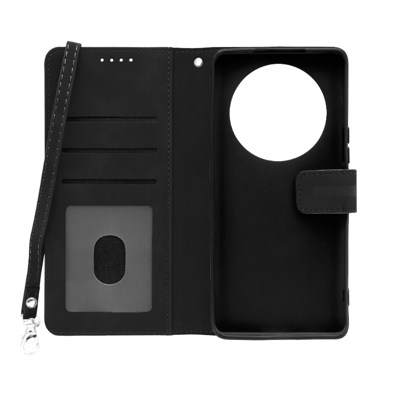 Futrola LEATHER LUX FLIP za Huawei Honor Magic 7 Lite crna