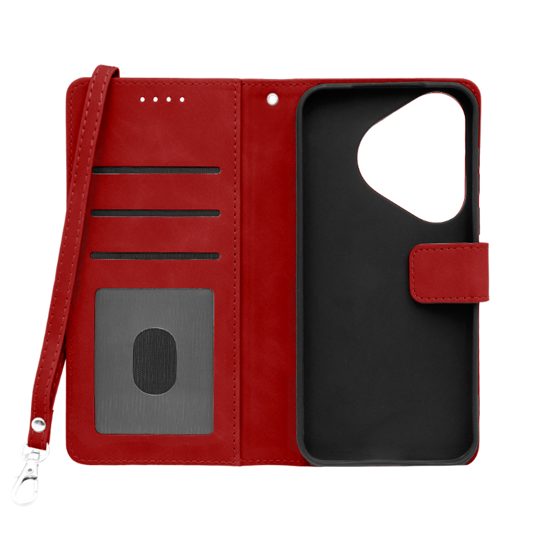 Futrola LEATHER LUX FLIP za Huawei Pura 70 crvena