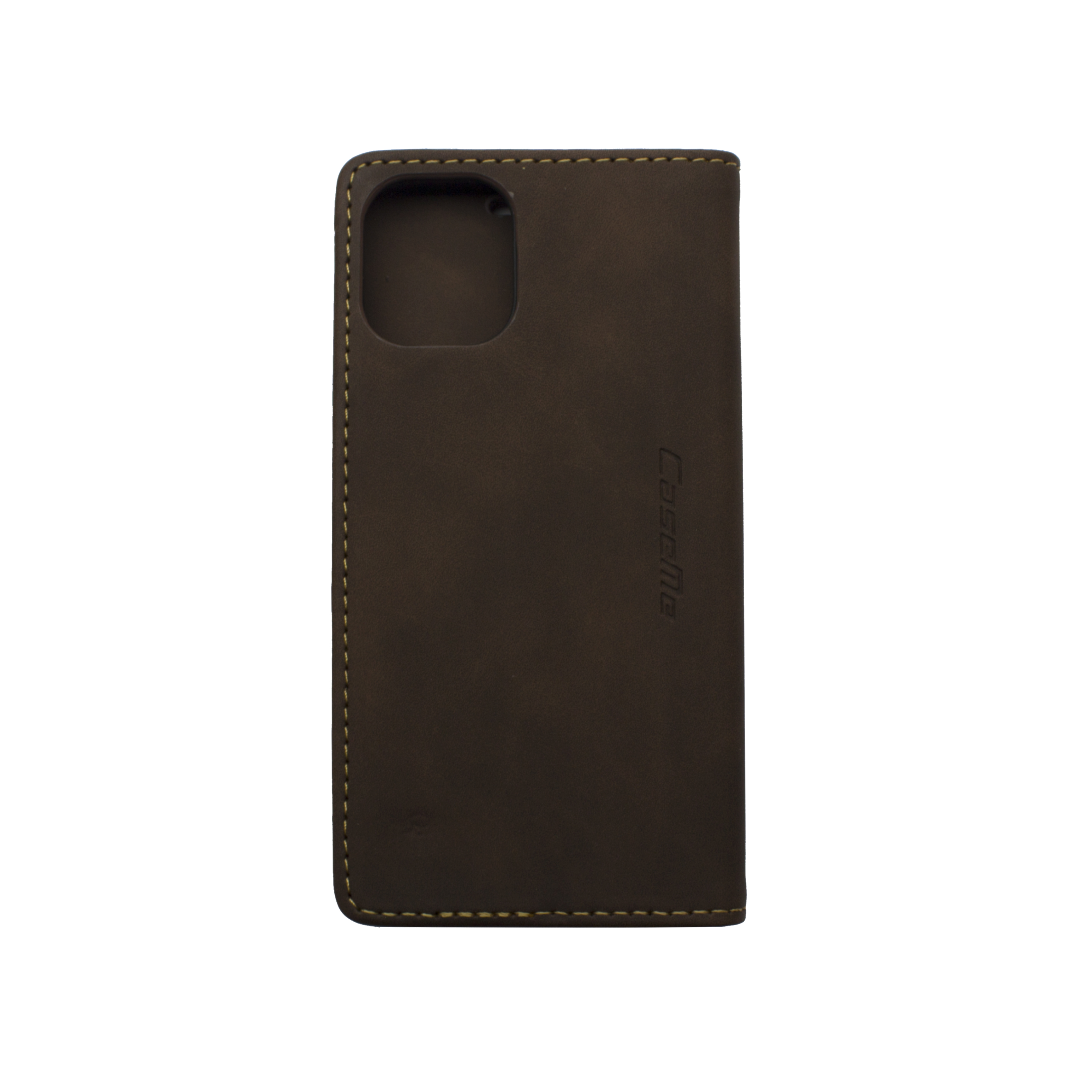 Futrola LEATHER RETRO FLIP za Iphone 12 Pro Max (6.7) tamno braon