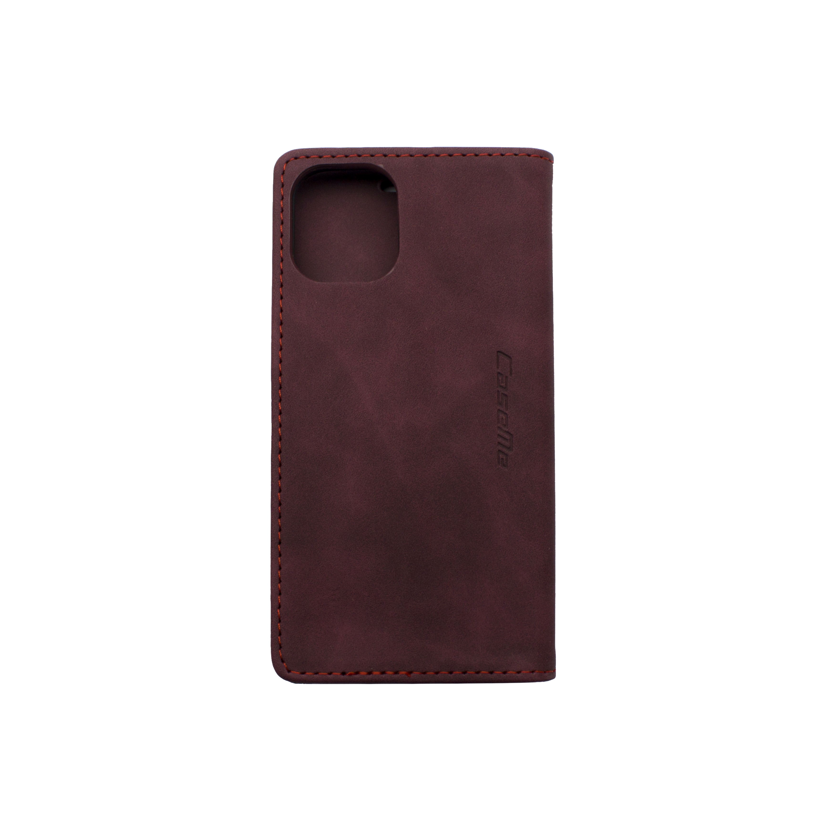 Futrola LEATHER RETRO FLIP za Iphone 12 Mini (5.4) bordo