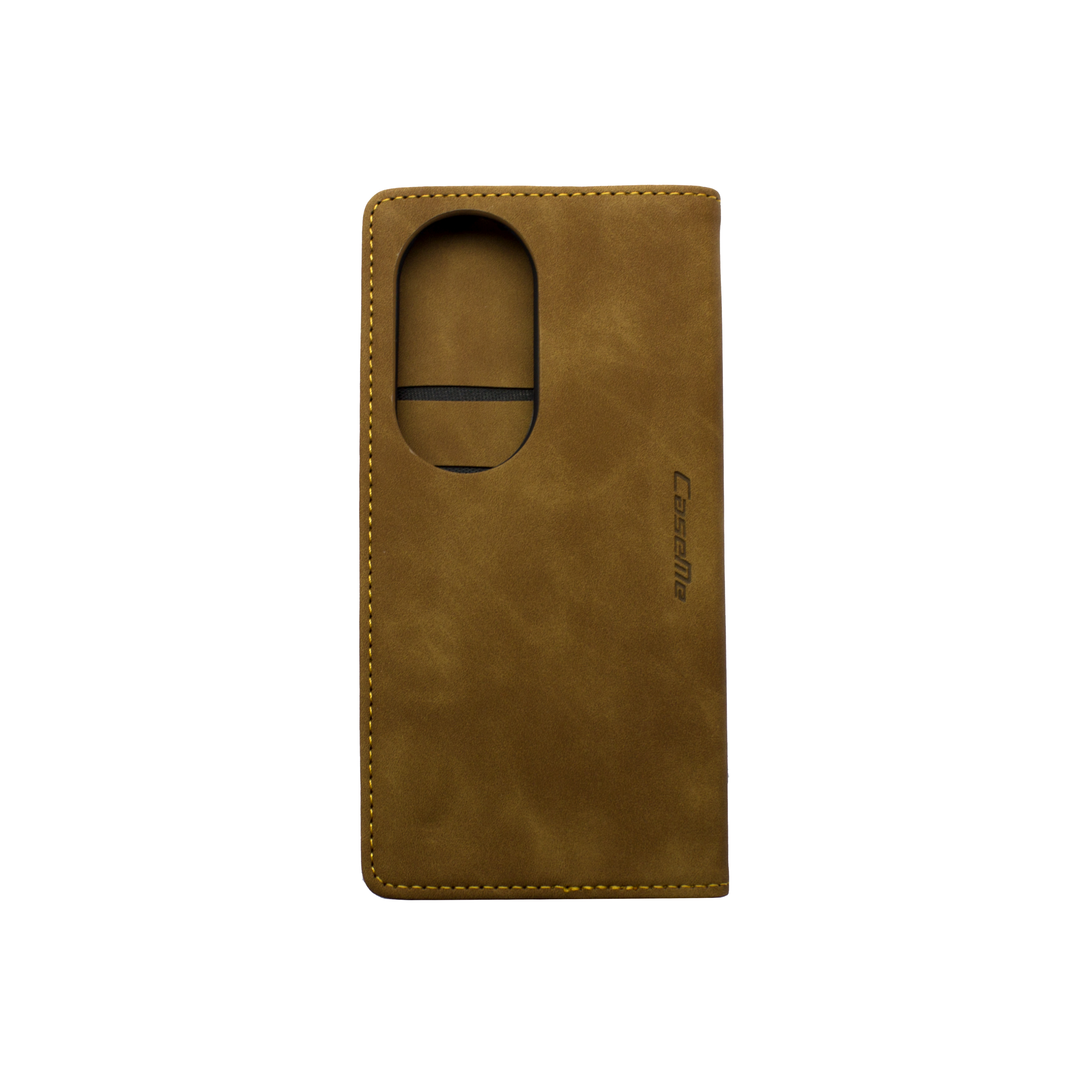 Futrola LEATHER RETRO FLIP za Huawei P50 Pro svetlo braon