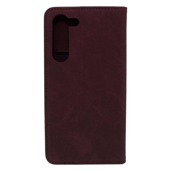 Futrola LEATHER RETRO FLIP za Samsung S23 Plus bordo