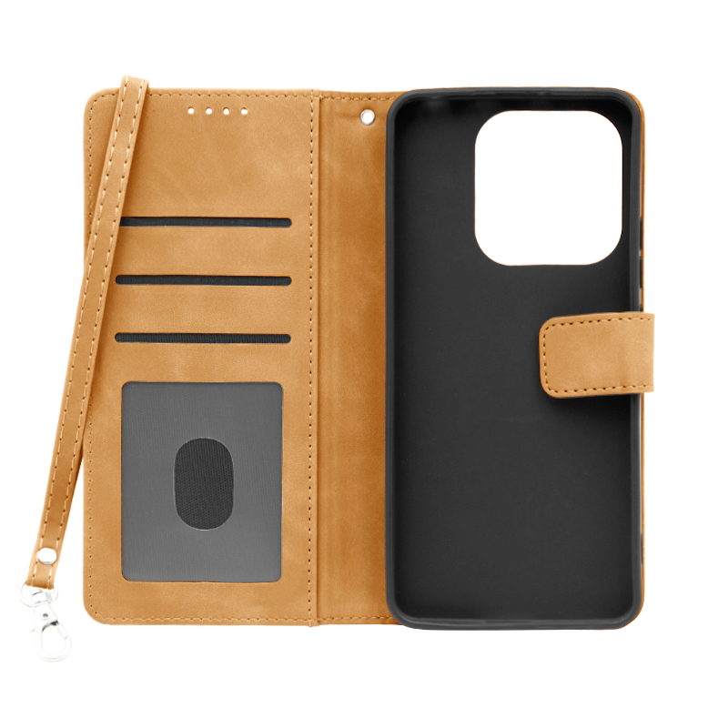 Futrola LEATHER LUX FLIP za Xiaomi Redmi Note 14 bez