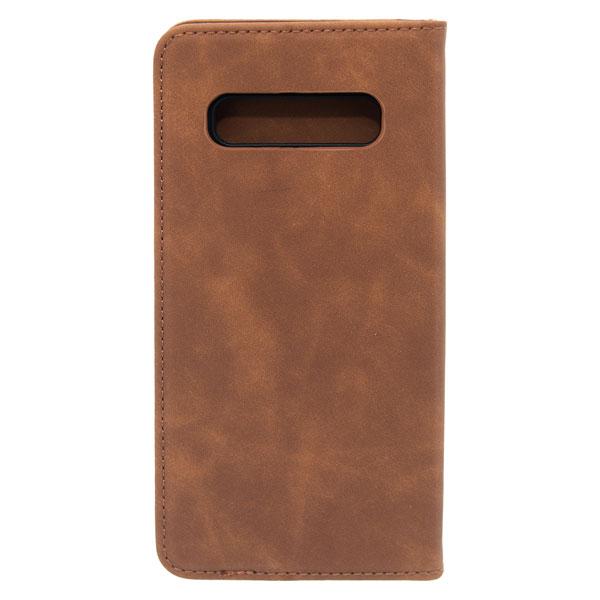Futrola LEATHER RETRO FLIP za Samsung S10 Plus tamno braon