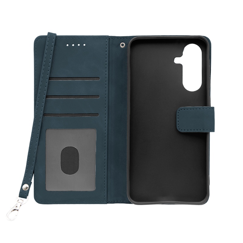 Futrola LEATHER LUX FLIP za Samsung A36 plava