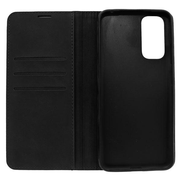 Futrola LEATHER RETRO FLIP za Xiaomi Redmi Note 11 crna