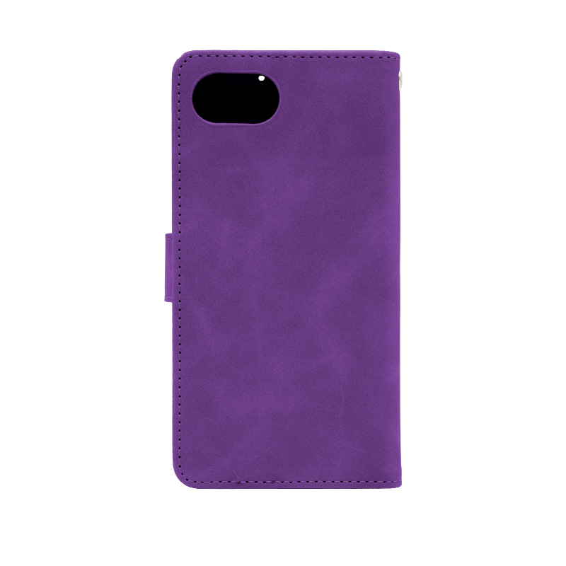 Futrola LEATHER LUX FLIP za Iphone 16E ljubicasta