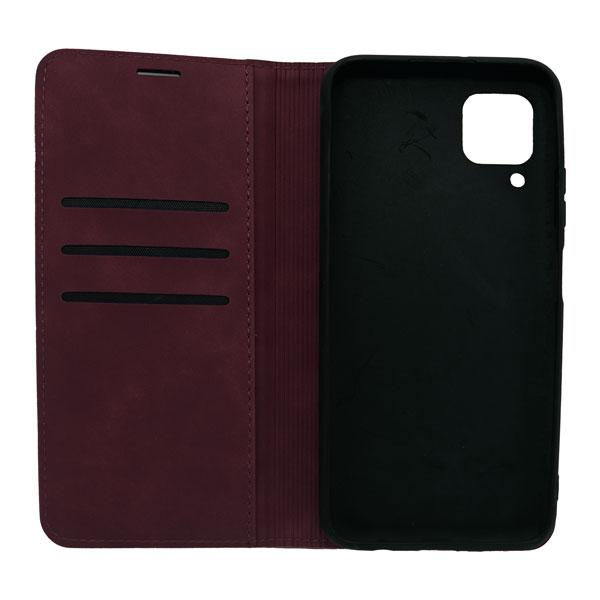 Futrola LEATHER RETRO FLIP za Iphone 13 Pro Max bordo