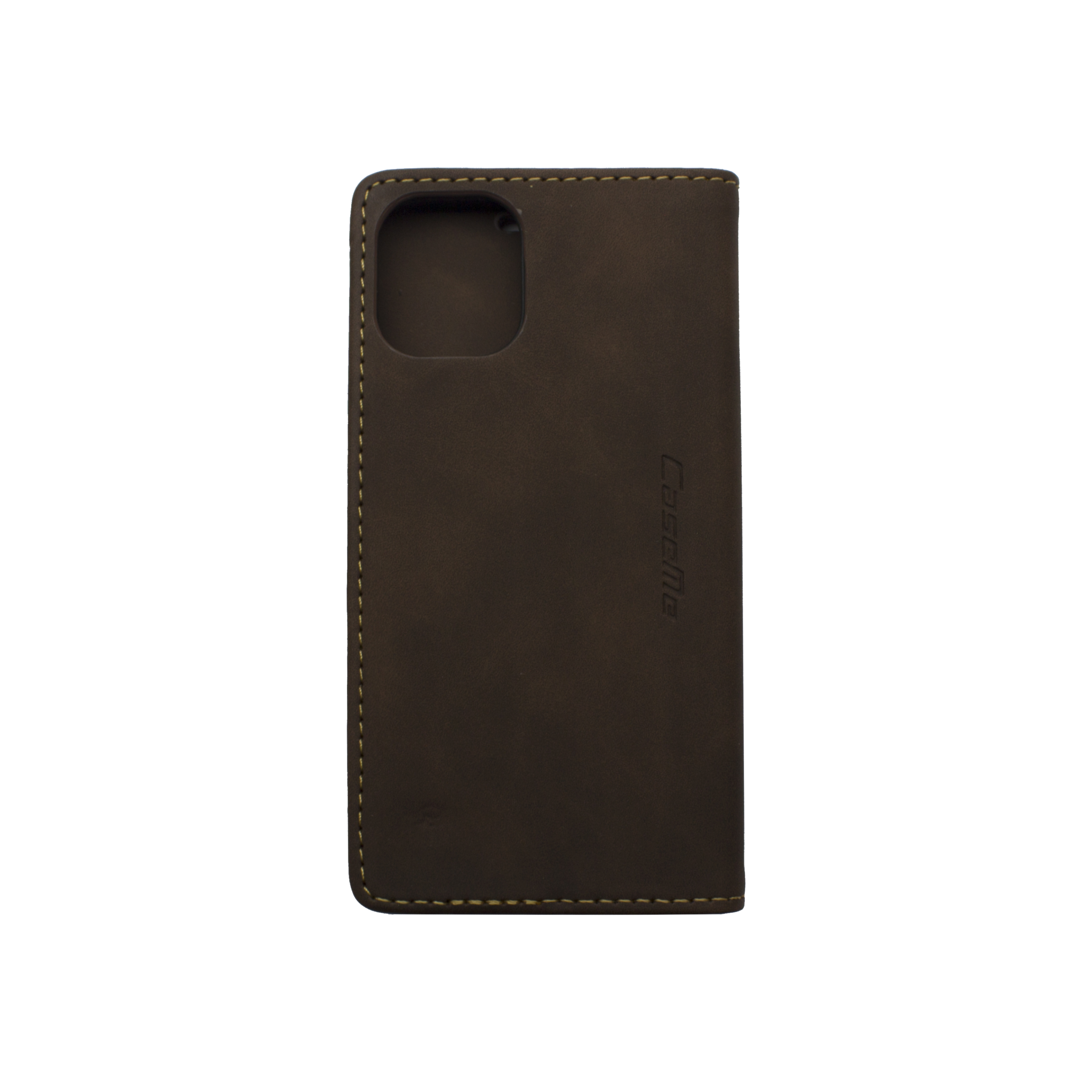 Futrola LEATHER RETRO FLIP za Iphone 12/12 Pro (6.1) tamno braon
