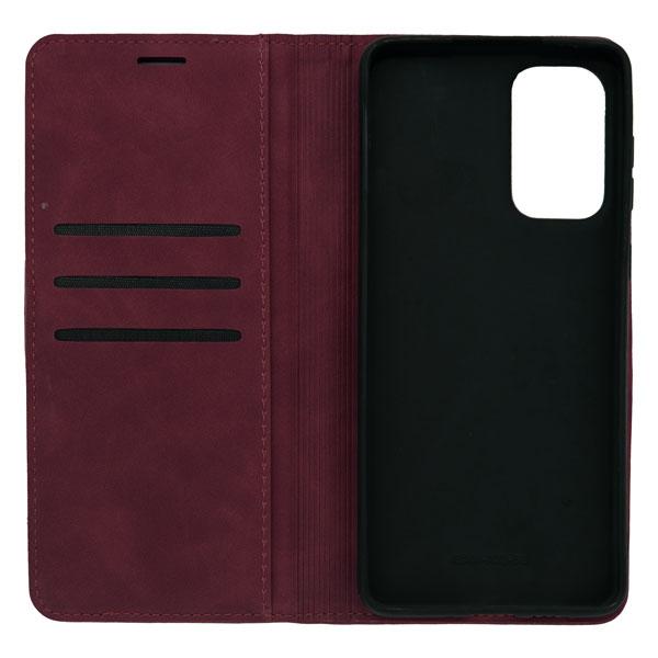 Futrola LEATHER RETRO FLIP za Samsung A73 bordo